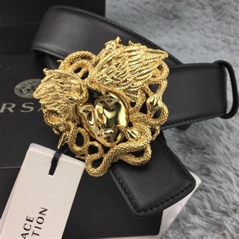 versace belt with snakes|Versace medusa belt.